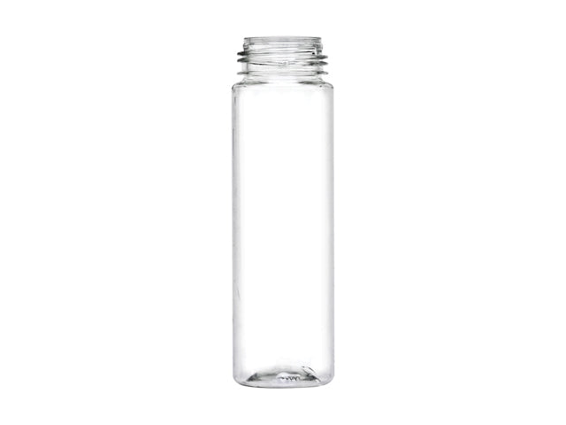 210 mL 43mm Clear Cylinder Round Foamer Style Bottle 100% PET PCR