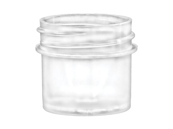 1/2 oz Natural-Colored 33-400 PP Single Wall Jar