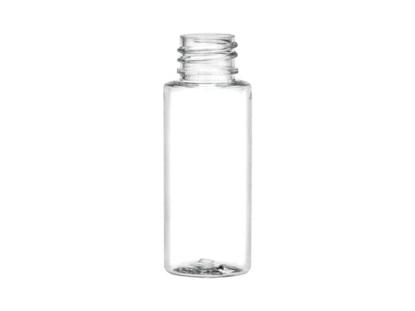 1 oz 20-410 Clear Cylinder Round Plastic Bottle