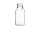 1 oz Clear 20-410 PET Boston Round Plastic Bottle