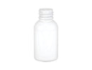 1 oz White 20-410 PET Boston Round Plastic Bottle