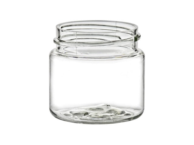 1 oz Clear 38-400 PET Single Wall Plastic Jar