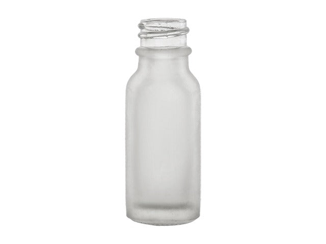 1/2 Ounce Clear Boston Round Bottles w/ Dropper