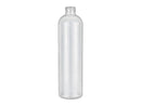 12 oz Natural-Colored 24-410 HDPE Cosmo Round Plastic Bottle