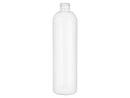 12 oz White 24-410 HDPE Cosmo Round Plastic Bottle