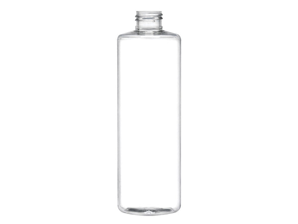 16 oz Clear 28-410 PET Cylinder Round Bottle
