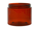 16 oz Straight-Sided Plastic Jar 89-400 Amber PET