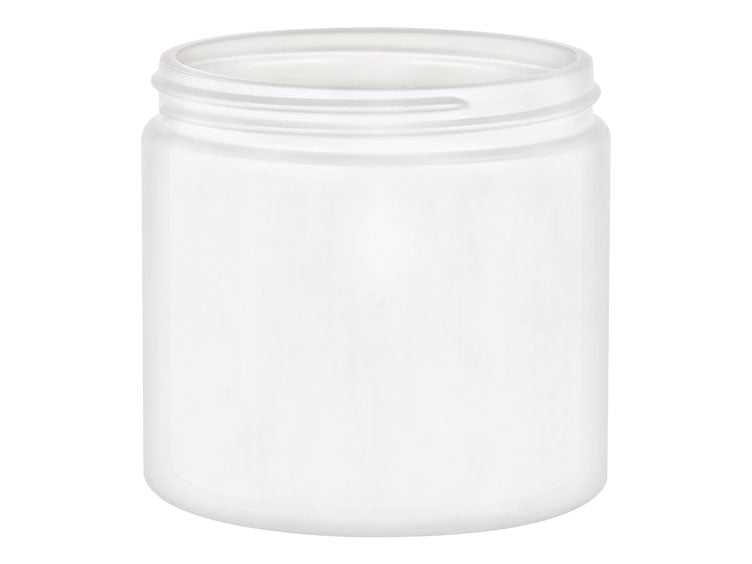 16 oz White 89-400 HDPE Jar