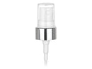 18-400 White/Silver Smooth Fine-Mist Sprayer (2.5625" Dip Tube)