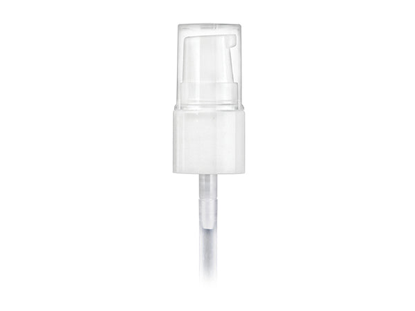 18-415 White Smooth Cosmetic Treatment Pump (3 3/4" dip tube ,130MCL output)