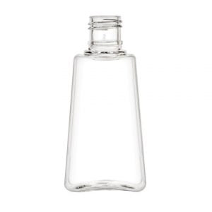 1 oz 15-415 Clear PET Tapered Oblong Plastic Bottle