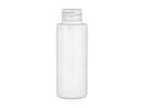 2 oz White 24-410 HDPE Cylinder Round Bottle