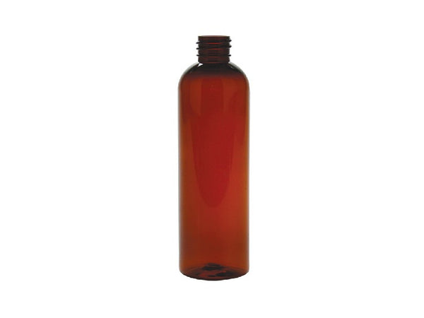 2 oz Dark Amber 20-410 PET Cosmo Round Bottle