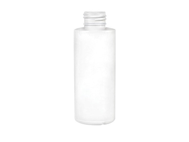 2 oz White 20-410 LDPE Cylinder Round Plastic Bottle