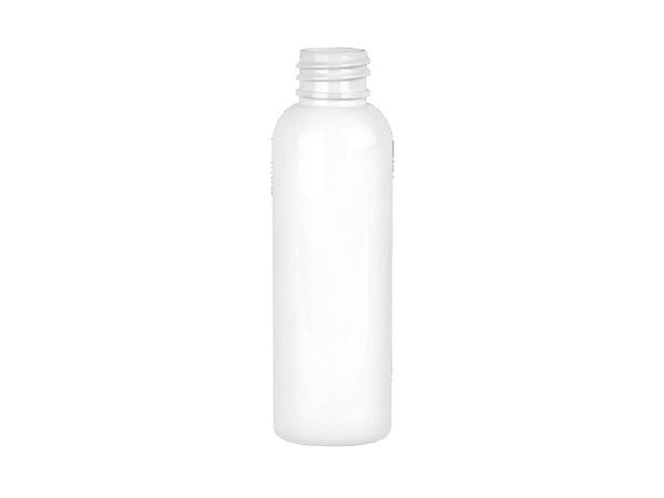 2 oz White 20-410 PET Cosmo Round Bottle