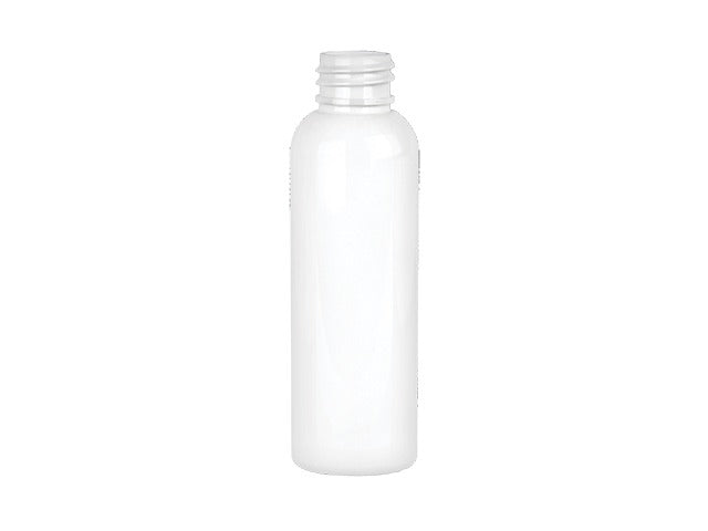 2 oz White 20-410 PET Cosmo Round Bottle