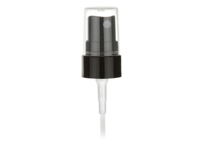 20-400 Black Fine Mist Sprayer 3.5625" Dip Tube (.18ml)