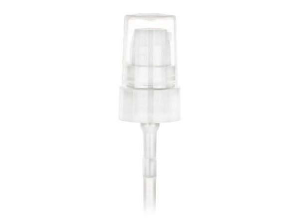 20-400 White Smooth Cosmetic Treatment Pump (180mcl Output, 3 7/16" dip tube)