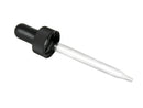20-400 Black Ribbed Skirt Dropper Assembly (Fits 2 oz)
