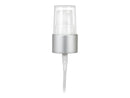 20-410 Brushed Aluminum/White Fine Mist Sprayer 5.5" Dip Tube (Output 0.16cc)