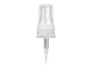 20-410 Natural-Colored Ribbed Fine Mist Sprayer 4.125" Dip Tube (Output 0.16cc)