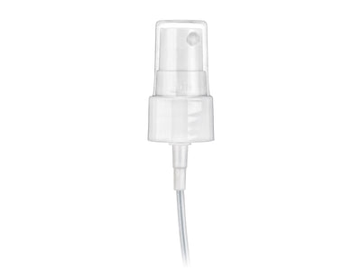 20-400 White Smooth Fine Mist Sprayer 3.5625" Dip Tube