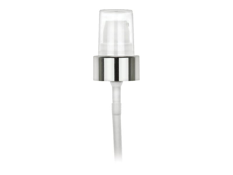 22-400 Silver/White Metallized Cosmetic Treatment Pump
