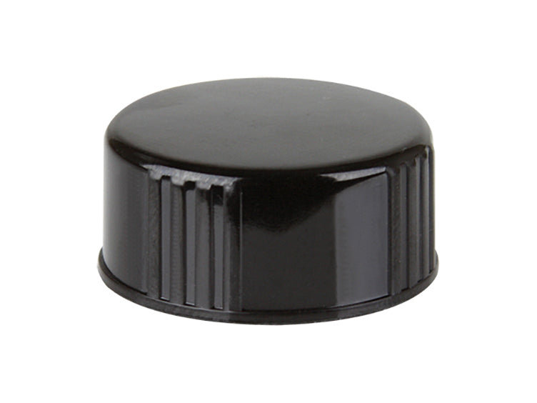 22-400 Black Ribbed Phenolic Cap (PV Liner)