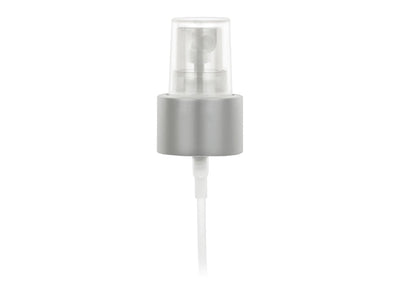 24-410 Brushed Aluminum/Natural-Colored Metal Shell Fine Mist Sprayer 4" Dip Tube