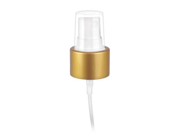 24-410 Gold Smooth Fine Mist Sprayer (6.875 Dip Tube, .14cc Output) -  Citadel Packaging