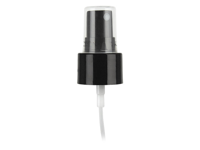 24-410 Black Smooth Fine Mist Sprayer 6.75" Dip Tube (Output 0.16cc)