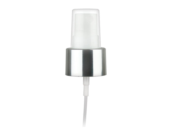 24-410 Silver/White Fine Mist Sprayer 6.875" Dip Tube (Output 0.16cc)