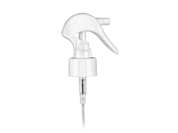 24-410  White Smooth Fine Mist Mini Trigger Sprayer (6.75" Dip tube)