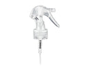 24-410 Natural-Colored Smooth Fine Mist Mini Trigger Sprayer ( 7.75" Dip tube) .21 mL