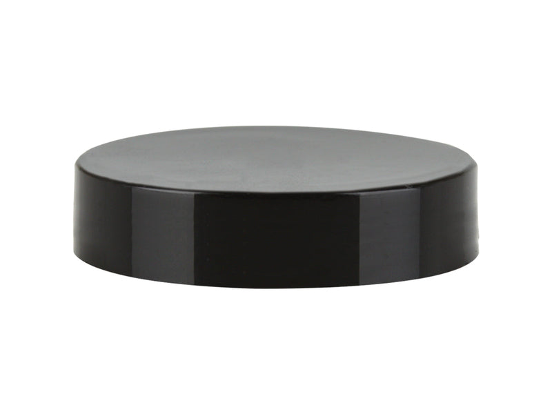58-400 Black Smooth Plastic Cap (Foam Liner)
