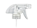 28-400  Natural-Colored Ribbed Trigger Sprayer (9.25" Dip tube, .60cc Output)