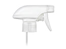 28-400 White Ribbed Trigger Sprayer, All Plastic, Spray/Stream/Off (9.875" Diptube) 1.1cc