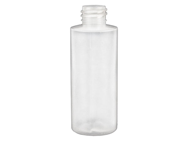 2 oz Natural-Colored 20-410 HDPE Cylinder Round Plastic Bottle