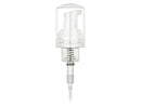 30mm White Smooth Foamer Pump (3.375" Dip Tube, 0.25cc Output)