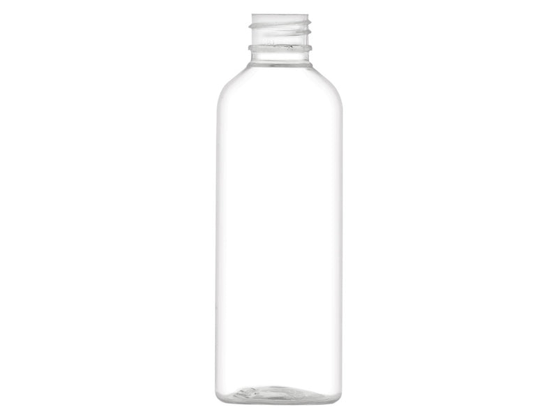 3 oz Clear 20-410 Cosmo Round PET Plastic Bottle