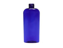 4 oz Cobalt Blue 20-410 Cosmo Oval Round Bottle