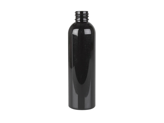 4 oz Black 20-410 Cosmo Round Bottle