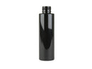 4 oz Black 24-410 PET Cylinder Round Plastic Bottle