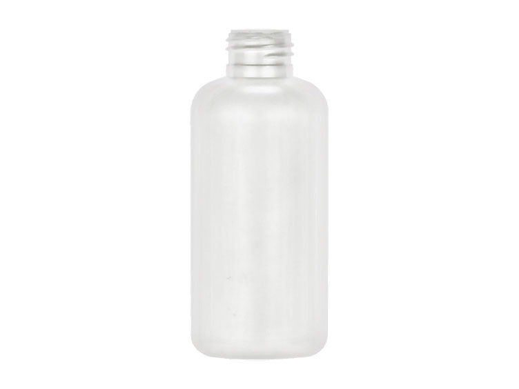 4 oz Boston Round Plastic Bottle 24-410 White HDPE