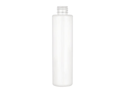 6 oz White 24-410 PET Cylinder Round  Plastic Bottle