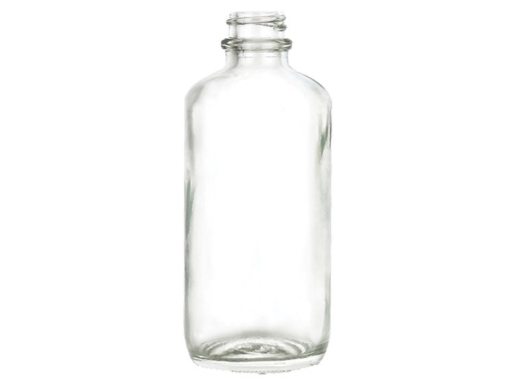 4 oz Clear 22-400 Boston Round Glass Bottle