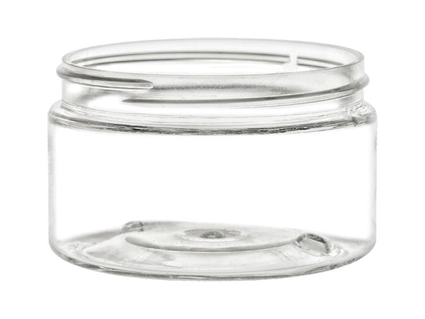 4 oz Clear Single-Wall PET Plastic Jar 70-400