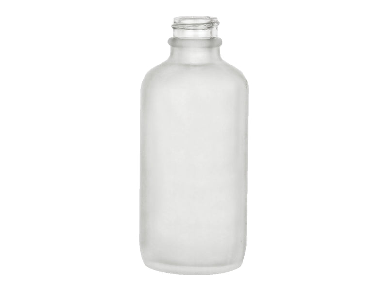 4 oz Frosted Glass Boston Round 22-400