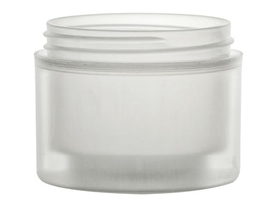 4 oz Natural-Colored 70-400 PP Double-Wall Jar Straight Base