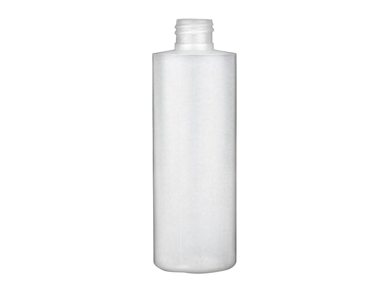 4 oz Natural-Colored 24-410 MDPE Cylinder Round Plastic Bottle